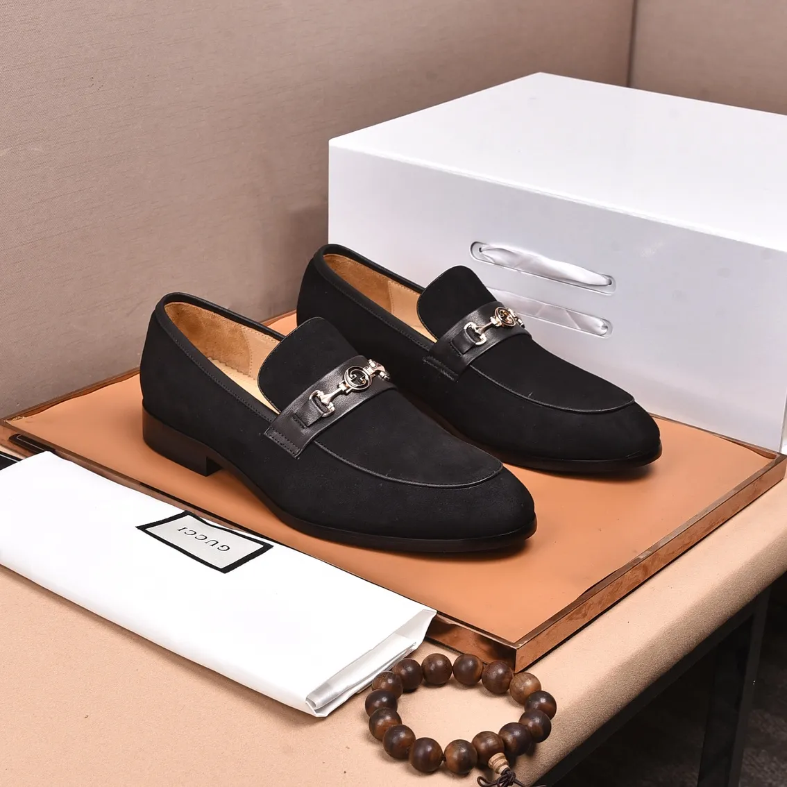 Men's shoes💰540📛📛Original (water-dyed cowhide) Gucci GUCCI official website formal shoes🌀 Italian🇮🇹imported cowhide➕top imported water-dyed cowhide lining💋Finely handmade original bottom, the real thing looks better when photographed in person Standard size 38-44